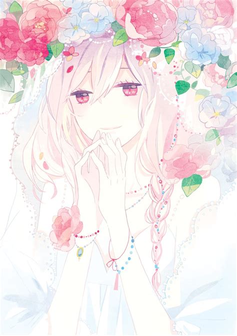 Anime Girl Flower Crown