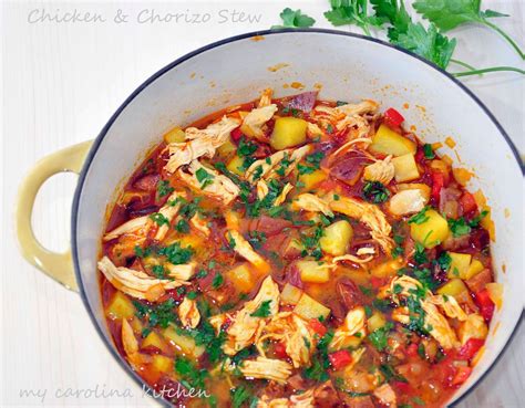 Spanish Style Chicken And Chorizo Stew