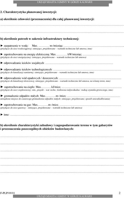 Wniosek O Ustalenie Lokalizacji Inwestycji Celu Publicznego Pdf