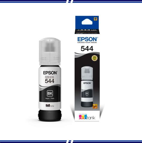 Botella De Tinta EPSON T544120 AL Color Negro Contenido 65ml Escom