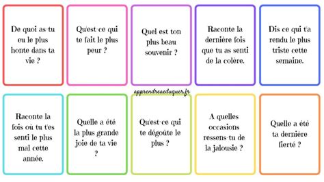 Jeux Sur Les Motions Pour Les Enfants Partir De Ans