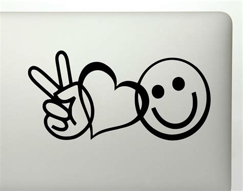 Peace Love Happiness Symbols