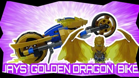 Jay S Golden Dragon Motor Bike Lego Ninjago Crystalized Set 71768