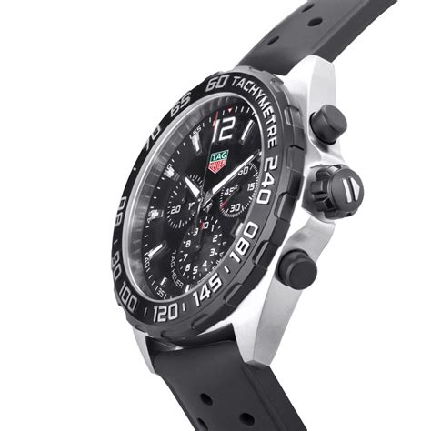 tag heuer  chrono silverblack  tkts auto rev comps