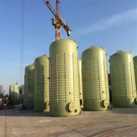 Grp Frp Fiber Glass Sectional Storage Tank Sulfuric Acid Tank China