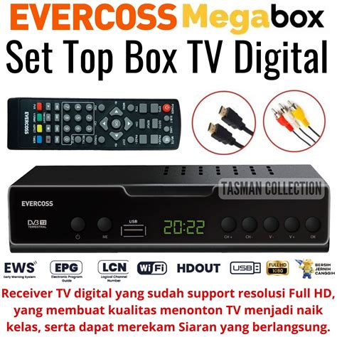 Murah Stb Paling Bagus Set Topbox Tv Digital Evercoss Dvb T Mega Box