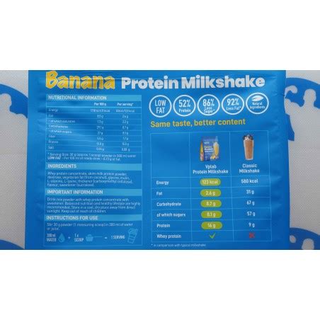 VPLAB Protein Milkshake 500g Supplements|Supplements4muscle ...