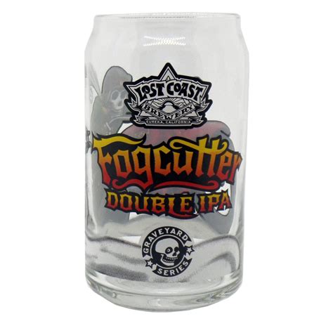 Fogcutter Double Ipa 16oz Can Glass Lost Coast Brewery