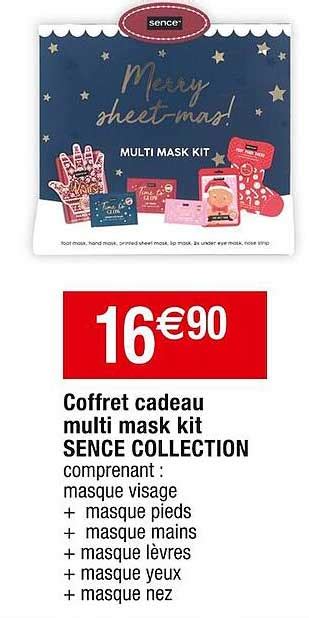 Promo Coffret Cadeau Multi Mask Kit Sence Collection Chez Cora