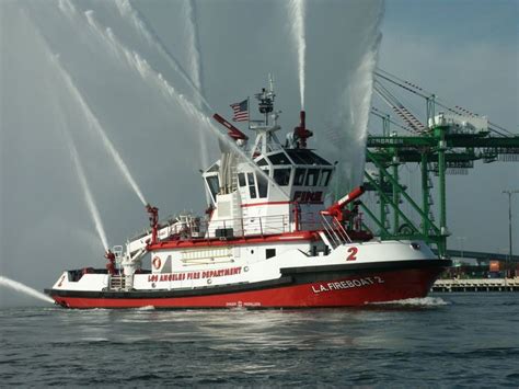 La Fireboat From Nichols Boats Dot Com Fire Rescue Boat Fire Trucks