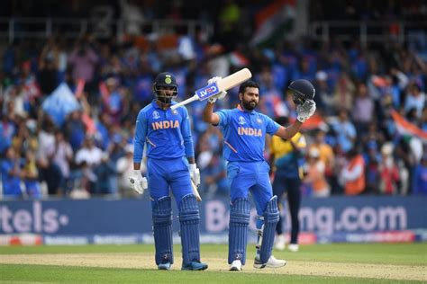 CWC 2019 KL Rahul Rohit Sharma S Ton Help India Outplay Sri Lanka By