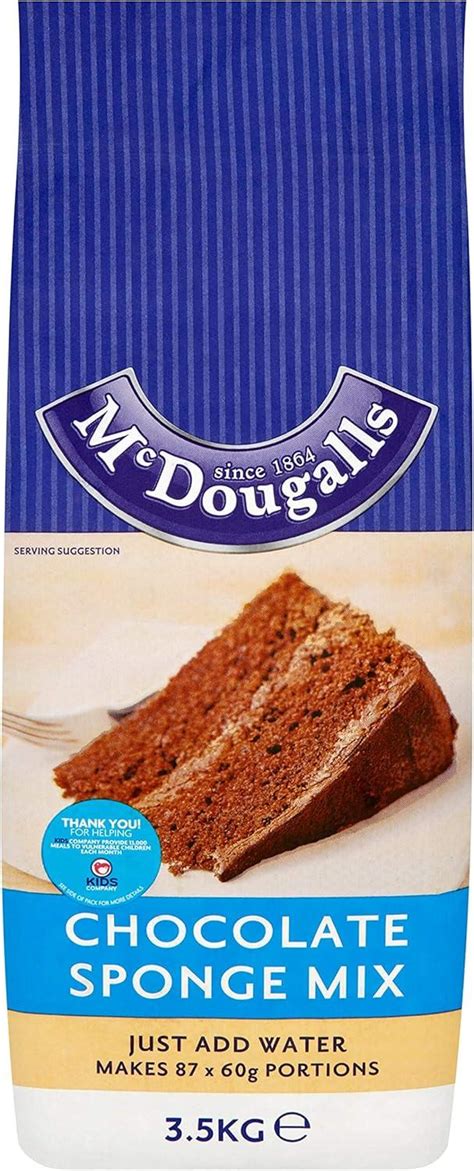 McDougalls Chocolate Sponge Cake Mix 1x3 5kg