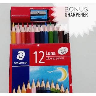 Jual Pensil Warna Tipe 12 Warna Luna Staedtler WATERCOLOUR Shopee