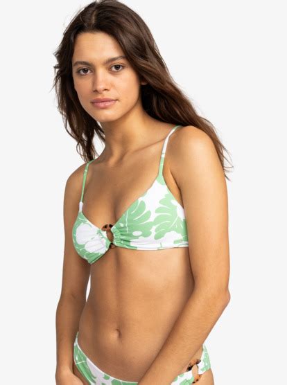 OG ROXY Fixed Tri Bikini Top For Women Roxy