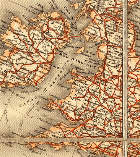 Old Europe Map 1867 - VINTAGE MAPS AND PRINTS