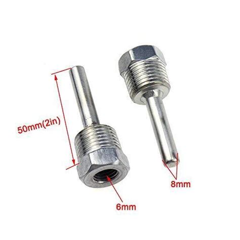 Meprotal Pcs Inch Npt Thermowell Weldless Stainless Steel