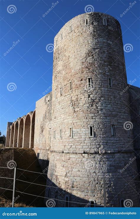 Watchtower of the Ruins of an Ancient Fortress Used by Soldiers Stock ...