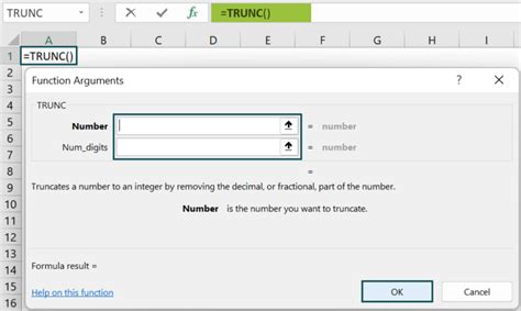 Trunc Excel Function Formula Examples How To Use