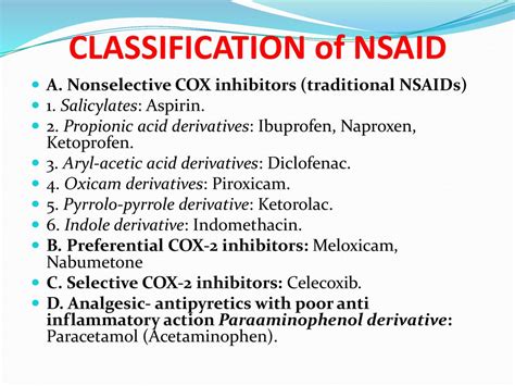 Paracetamol Nsaids Classification Carygetz