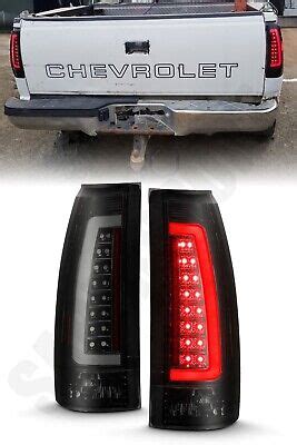 Black Smoke C Bar Led Taillights For Gm C K Yukon