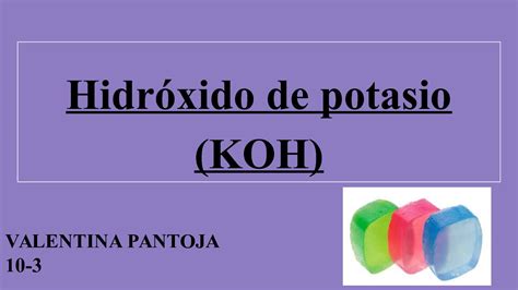 Calaméo Hidróxido De Potasio Koh