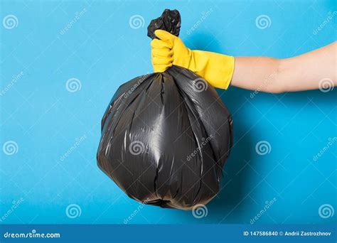 Trash, Waste, Trash Recycle Plastic Bag in Hand Stock Photo - Image of ...