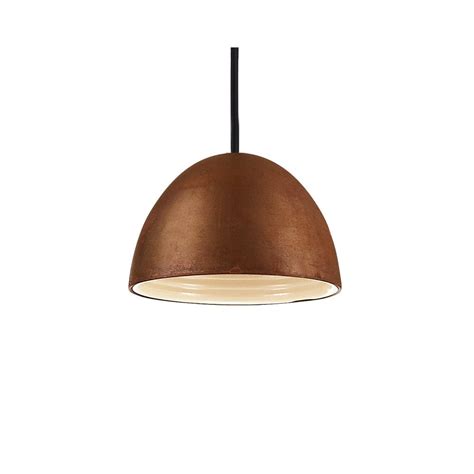 Ideal Lux Folk Small Single Light Ceiling Pendant In Brown Finish