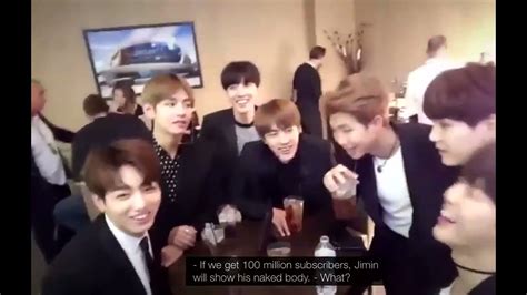If We Get 100 Million Subscribers JIMIN Will Show His Naked Body Haha WHAT YouTube