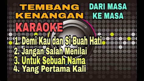 Tembang Kenangan Karaoke Full Hd Youtube Music