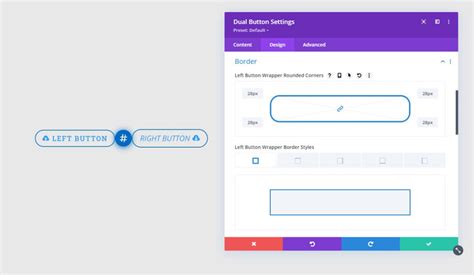 Dual Button Module Overview DiviFlash Docs