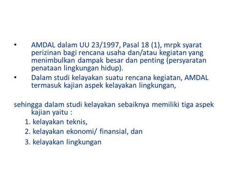 Amdal A Latar Belakang Environmental Impact Assessment Amdal Lahir