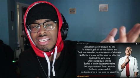 Aint No Way Eminem The Warning Lyrics Reaction Youtube