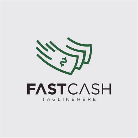 Premium Vector | Fast cash logo design template digital payment