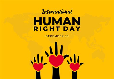 International Human Right Day Background Celebrated On December