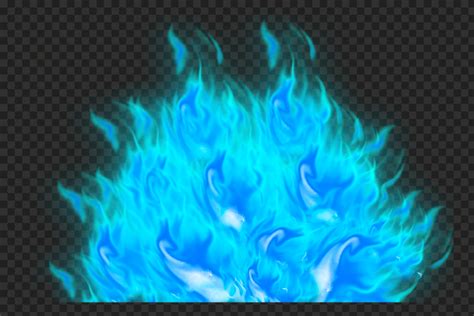 Blue Fire Flames Drawing