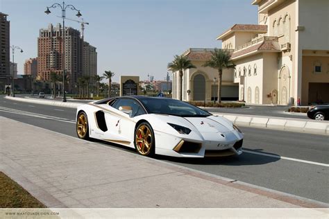 Meet The One Off Gold Plated Lamborghini Aventador Roadster Qatar