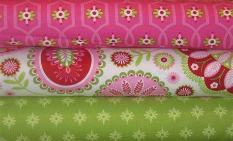 Pink And Green Fabrics Green Collection Pink And Green Fabric Bundle