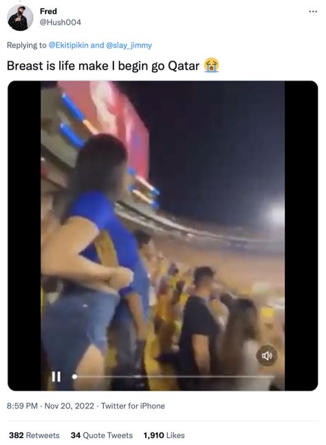 Videos Of A Topless Fan Were Not Captured During The 2022 World Cup