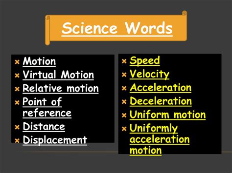 Motion Distance Displacement Speed And Velocity Ppt