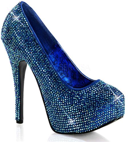 Sexy Hidden Platform Rhinestone Stiletto Pumps High Heels Shoes Adult