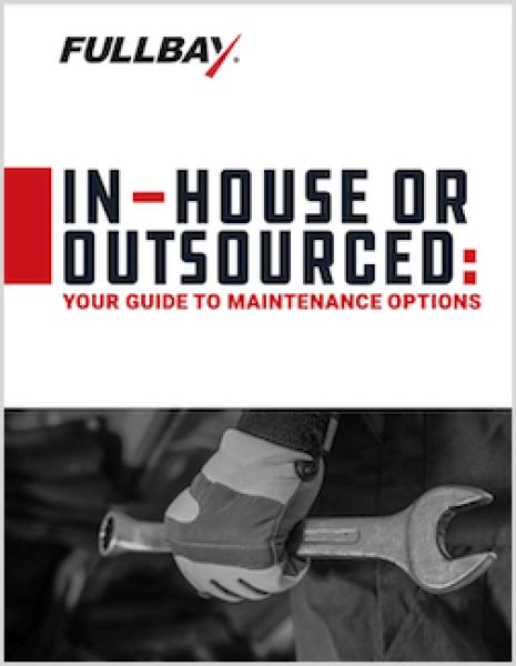 Comprehensive Guide On In House Vs Outsourced Maintenance Transport