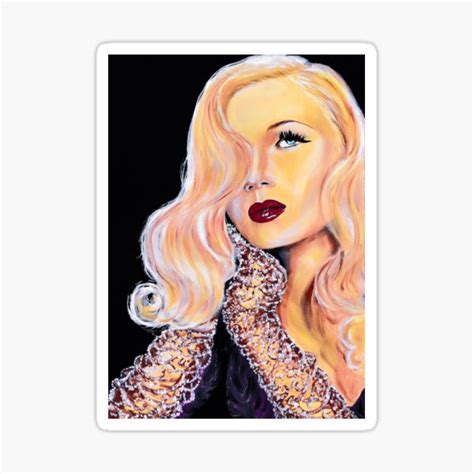 Veronica Lake Sticker For Sale By Svetlanapelin Redbubble