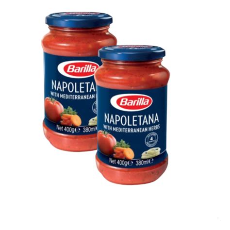 Bundle Of Barilla Napoletana Pasta Sauce With Italian Tomato And