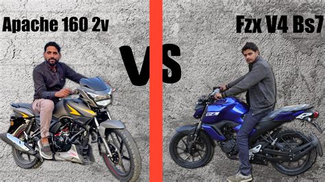 New Yamaha FZS V4 BS7 2023 VS New Apache 160 2v Bluetooth Which Is Best