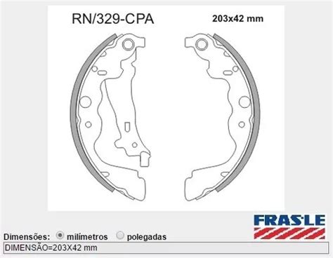 Sapata Freio Renault Duster Fras le Rn 329 cpa Frete grátis