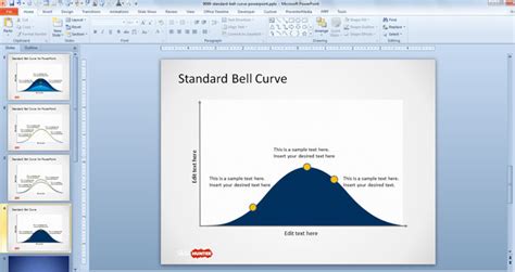 Free Standard Bell Curve Template for PowerPoint - Free PowerPoint ...