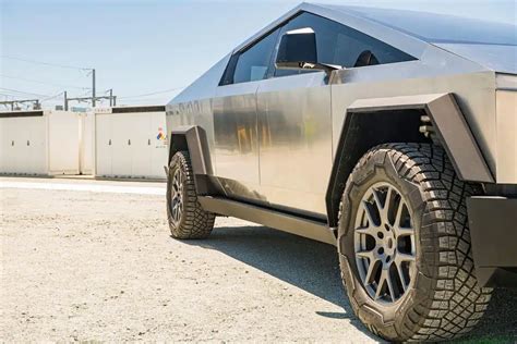 New Tesla Cybertruck Spotted And Its Tiny Windscreen Wipers Are