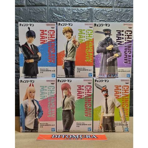 Chainsaw Man Chain Spirits Authentic Banpresto Bandai Figure Vol 1 2 3