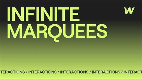 How To Create Infinite Marquee In Webflow Infinite Marquee In Webflow