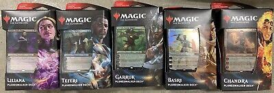 MTG MAGIC CORE SET 2021 M21 PLANESWALKER SET OF 5 DECKS BASRI TEFERI